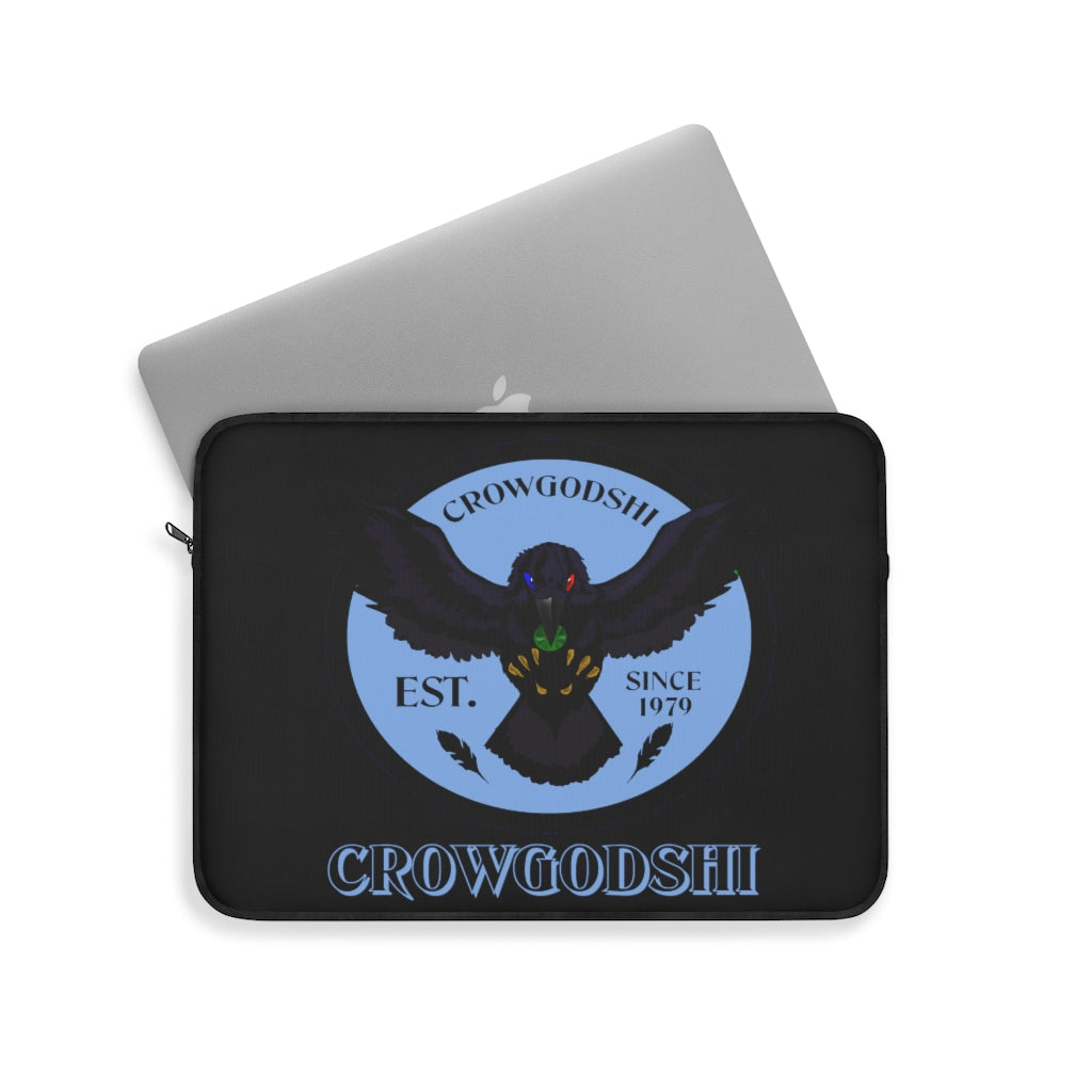Crowgodshi First Generation Laptop Sleeve, CAROLINA BLUE LOGO