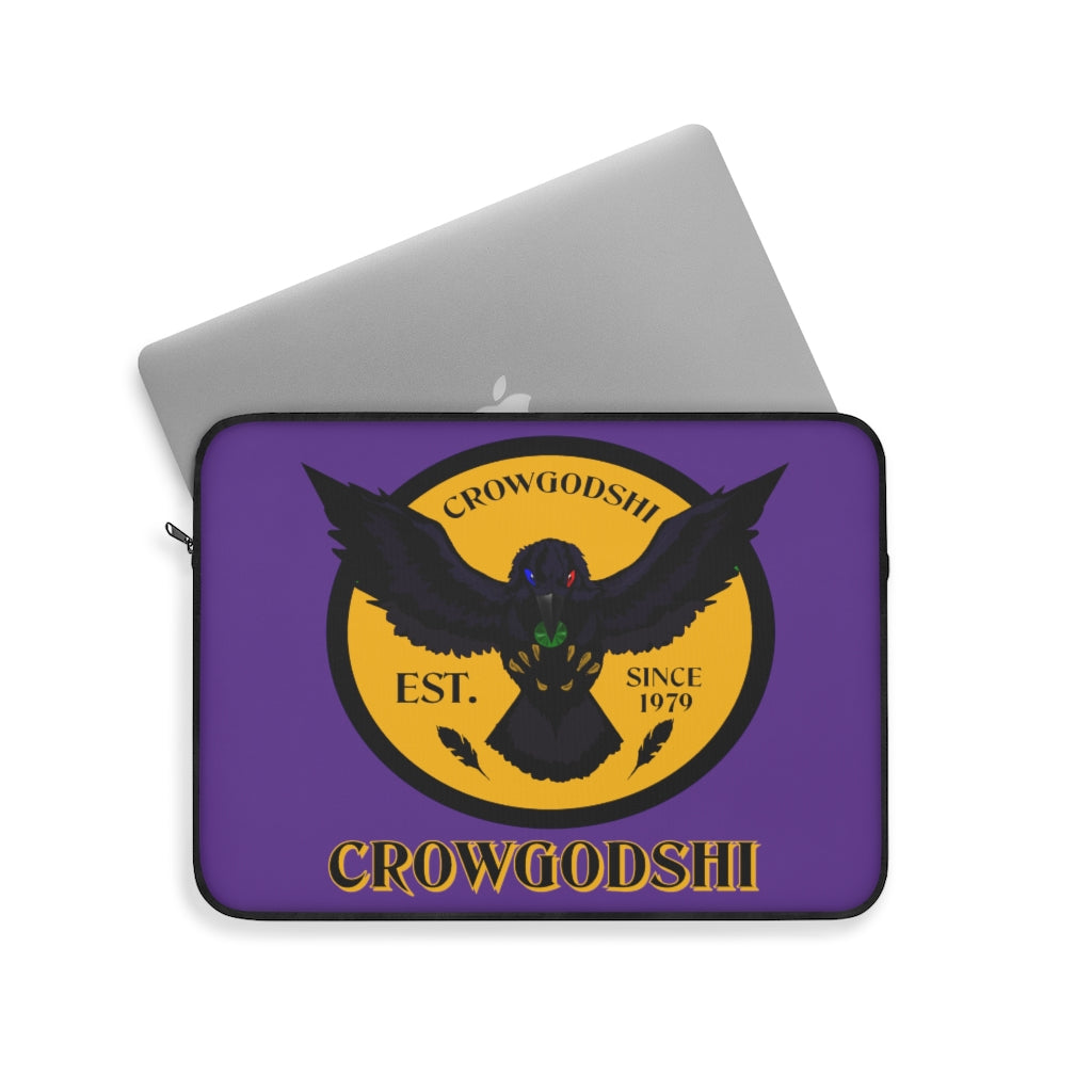Crowgodshi Purple & Gold ECU Edition Laptop Sleeve