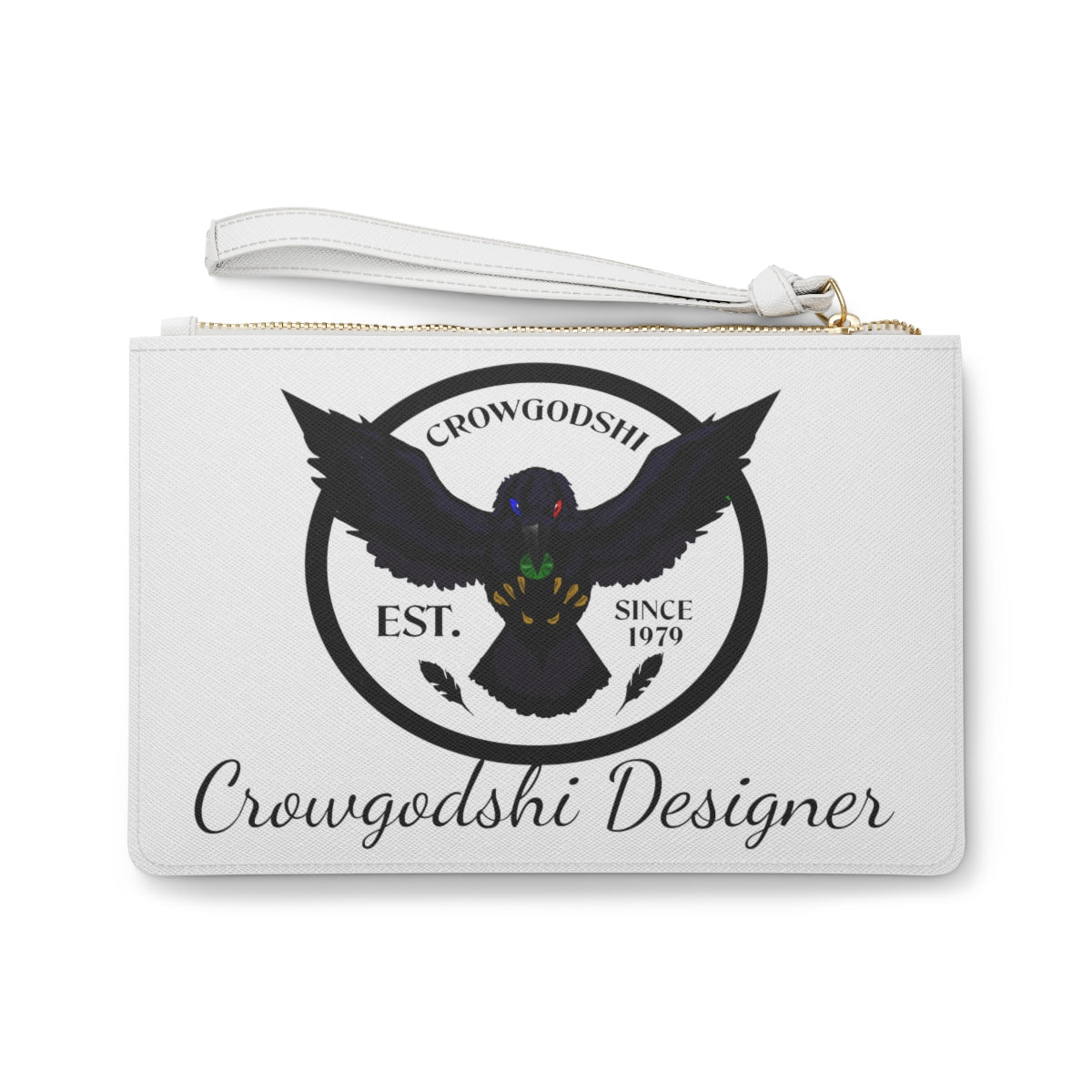 Crowgodshi Designer QUEEN Clutch Bag
