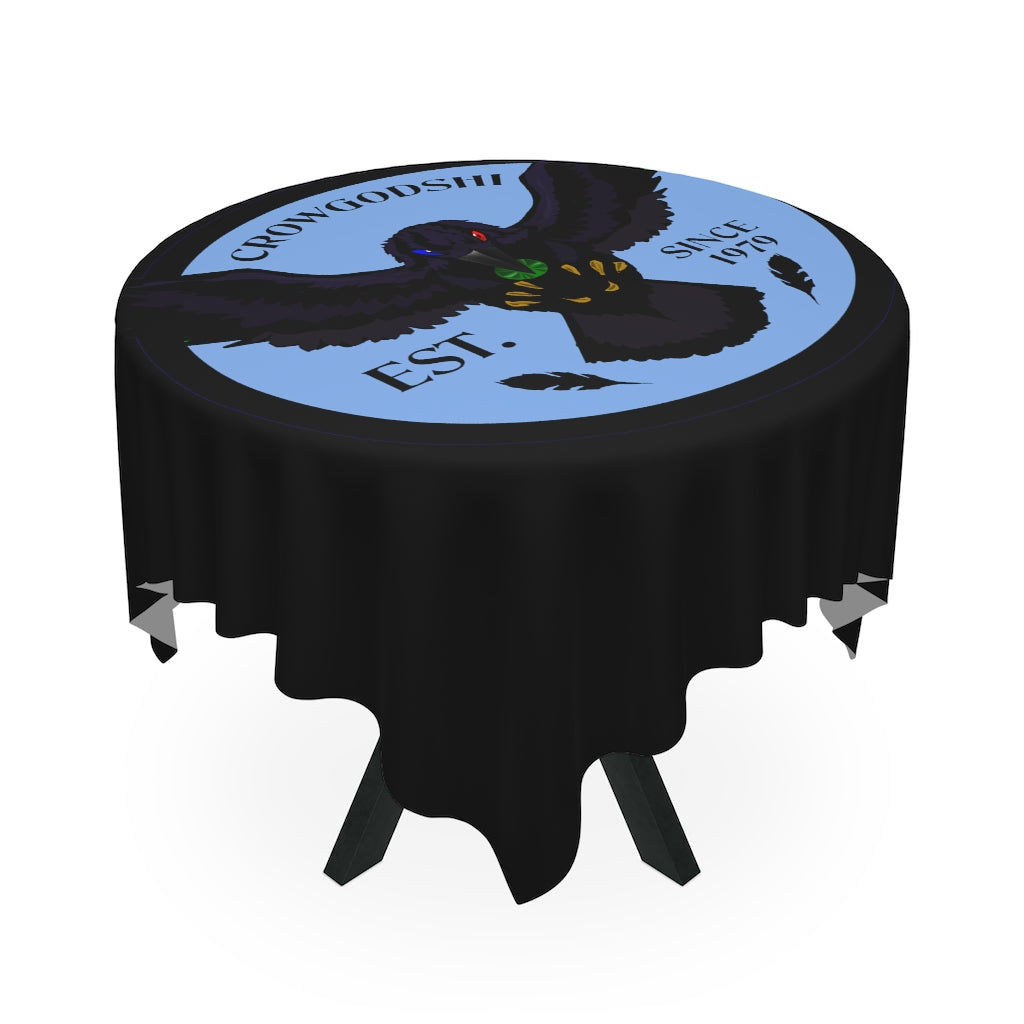 Crowgodshi Table Cloth, CAROLINA BLUE LOGO