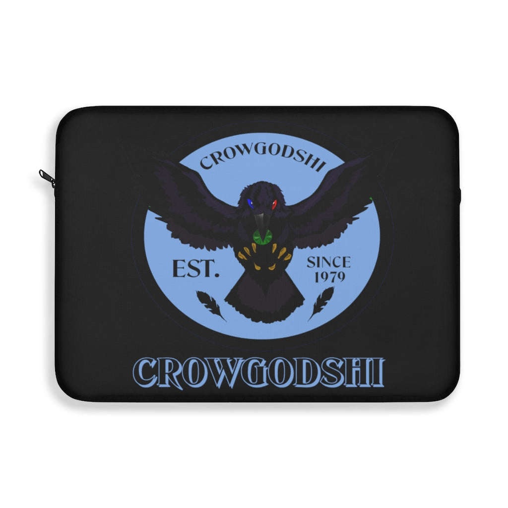 Crowgodshi First Generation Laptop Sleeve, CAROLINA BLUE LOGO