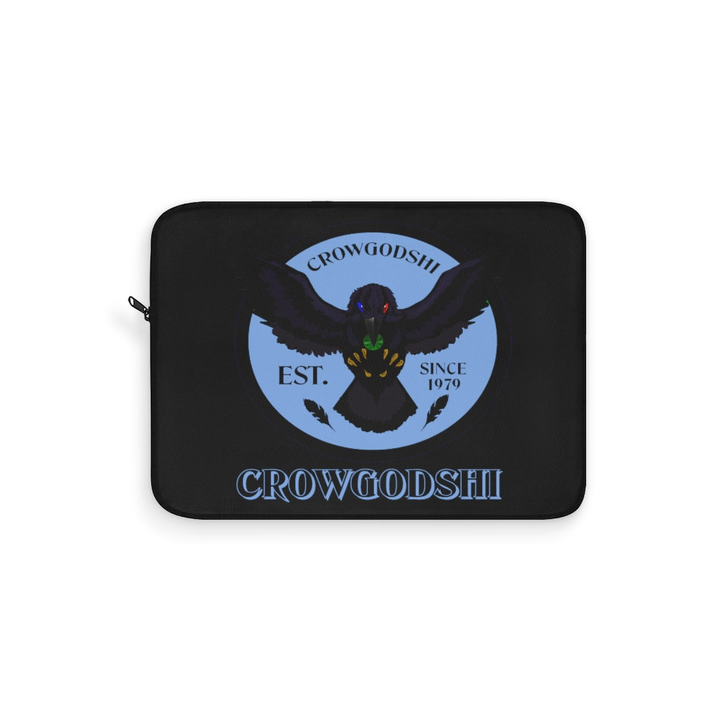 Crowgodshi First Generation Laptop Sleeve, CAROLINA BLUE LOGO