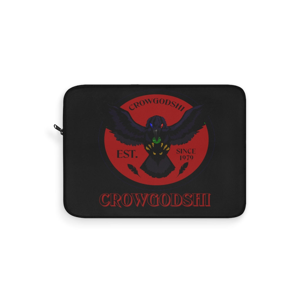 Crowgodshi First Generation Laptop Sleeve, BURGUNDY LOGO