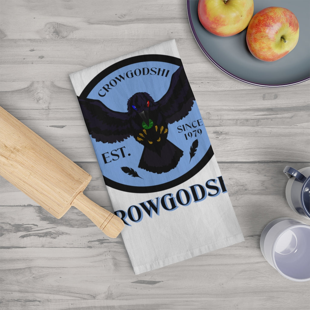 Crowgodshi Kitchen Towel, CAROLINA BLUE LOGO