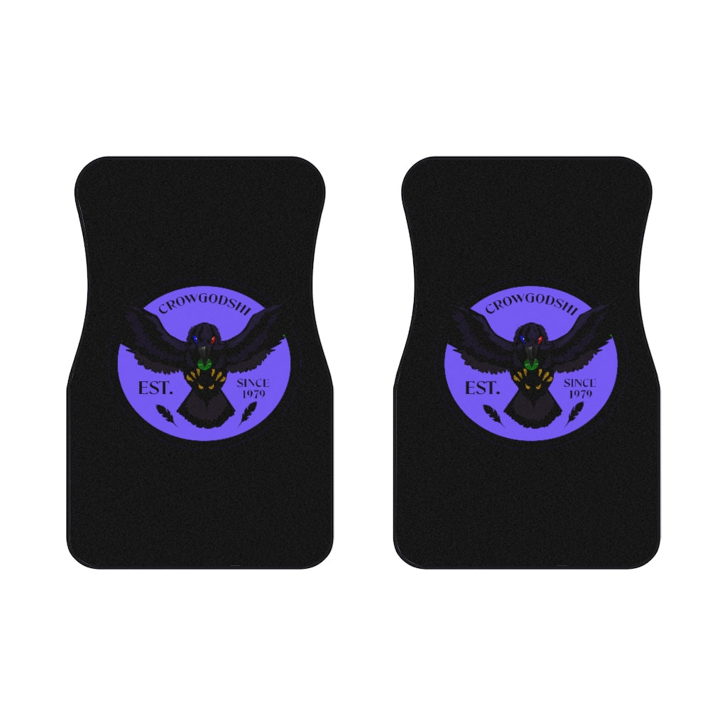 Crowgodshi Car Mats (2x Front), PURPLE