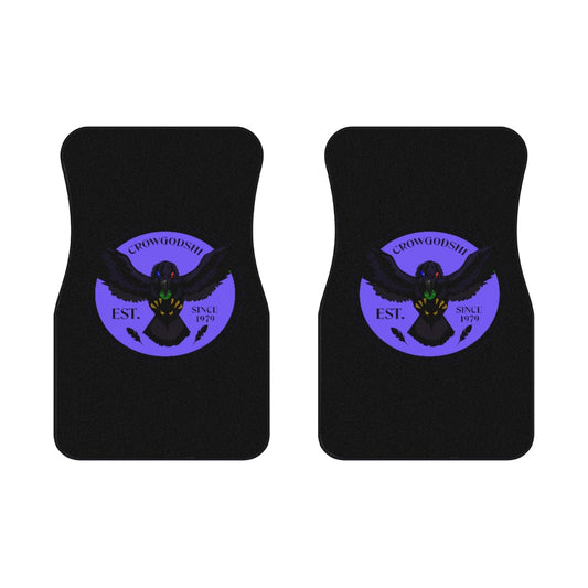 Crowgodshi Car Mats (2x Front), PURPLE