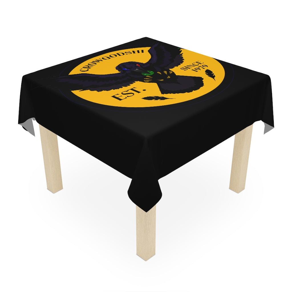 Crowgodshi Table Cloth, GOLD LOGO