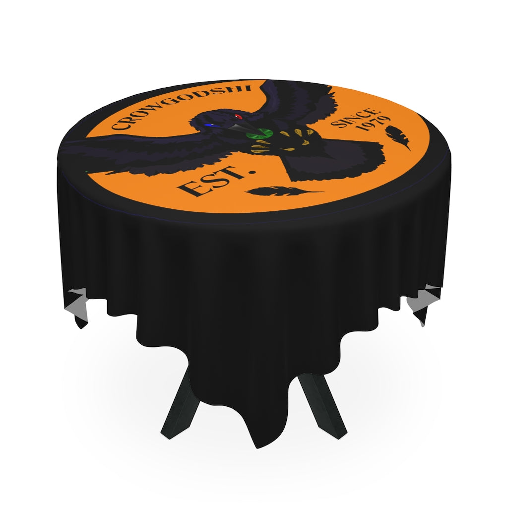 Crowgodshi Table Cloth, ORANGE LOGO