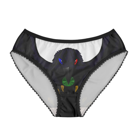 Women's Crowgodshi First Generation Limited Edition Panties, WHITE LOGO