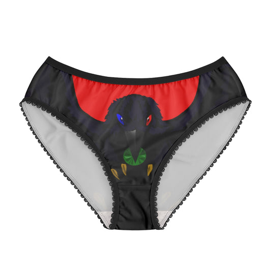 Women's Crowgodshi First Generation Limited Edition Panties, RED LOGO