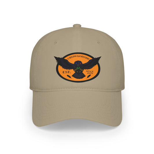 Crowgodshi Duckbill Hat, ORANGE LOGO