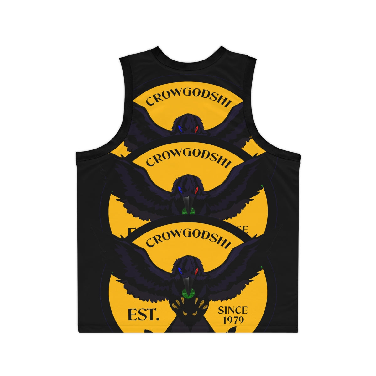 Special Edition Crowgodshi Designer Basketball Jersey, GOLD LOGO
