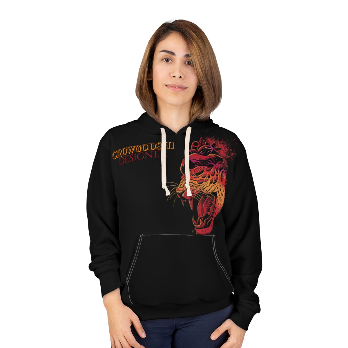 Crowgodshi Heart of the Jaguar Pullover Hoodie