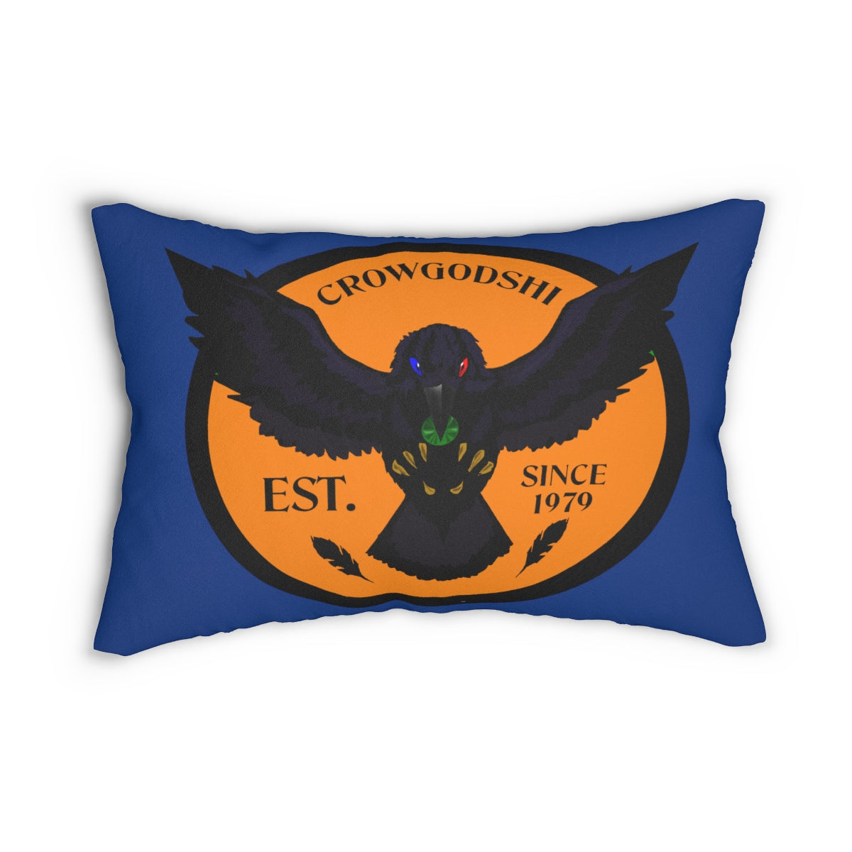 Crowgodshi First Generation Lumbar Pillow, ORANGE LOGO