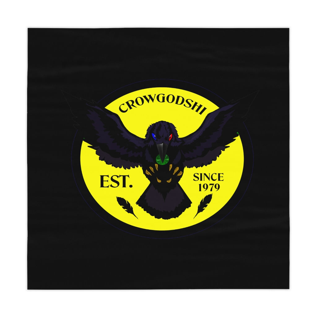 Crowgodshi Table Cloth, YELLOW LOGO