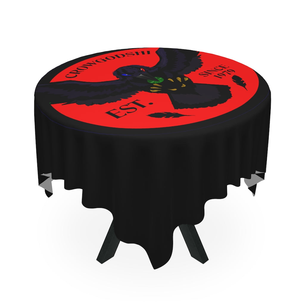 Crowgodshi Table Cloth, RED LOGO