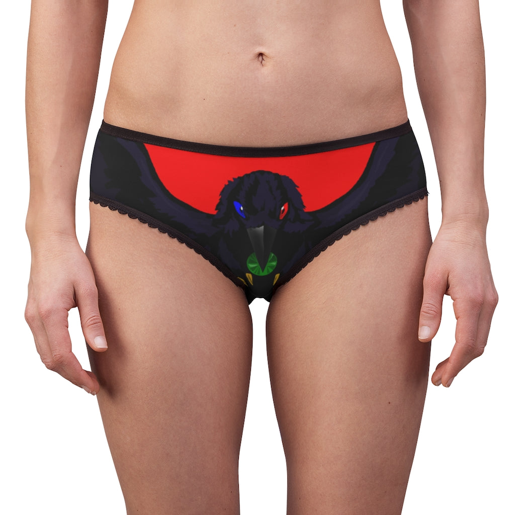 Women's Crowgodshi First Generation Limited Edition Panties, RED LOGO
