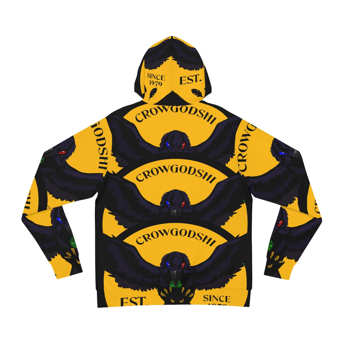 Special Edition Crowgodshi Designer Hoodie, GOLD LOGO