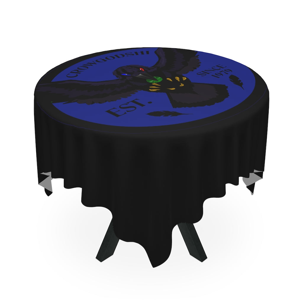 Crowgodshi Table Cloth, DUKE BLUE LOGO
