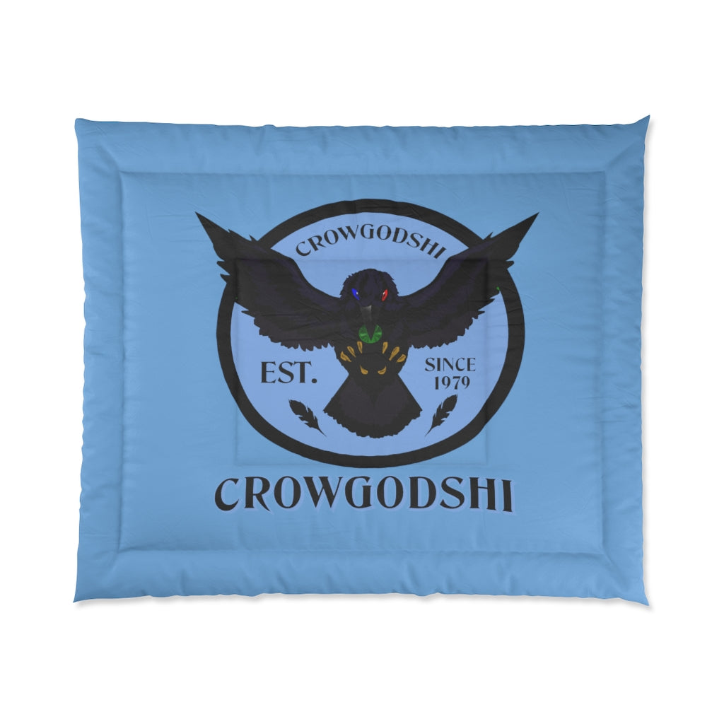 Crowgodshi First Generation Comforter, CAROLINA BLUE LOGO