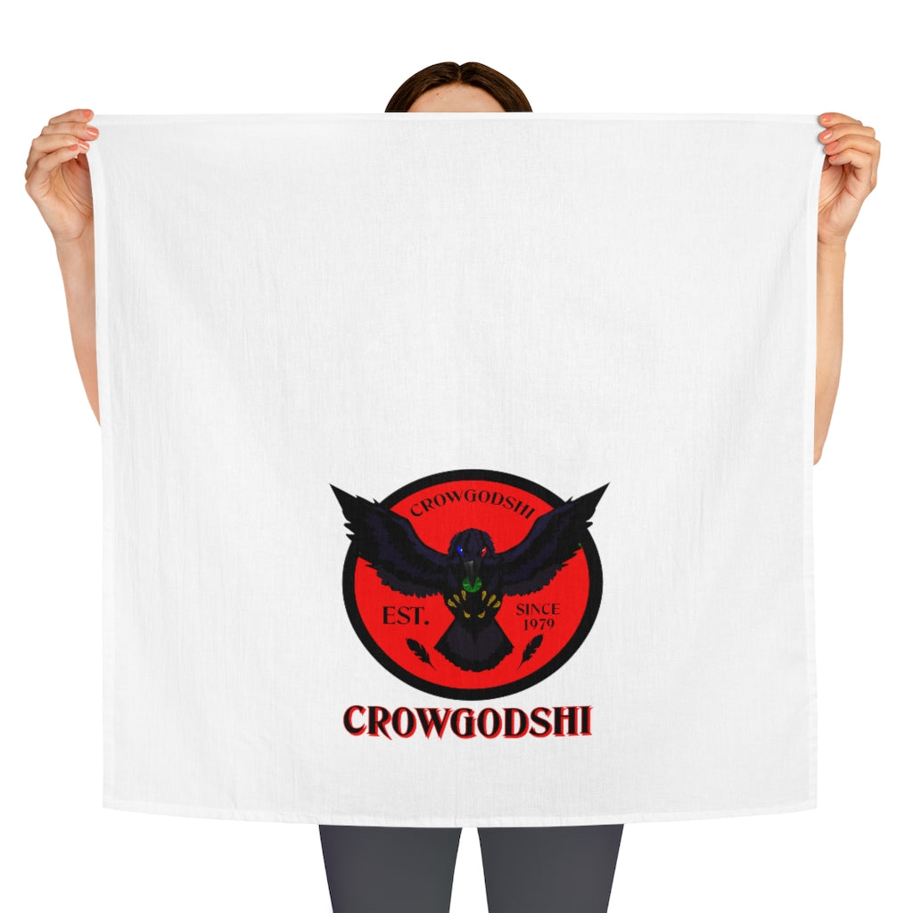 Crowgodshi Kitchen Towel, RED LOGO
