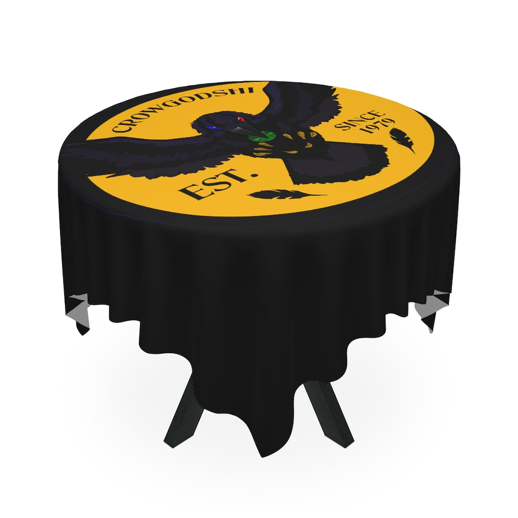 Crowgodshi Table Cloth, GOLD LOGO