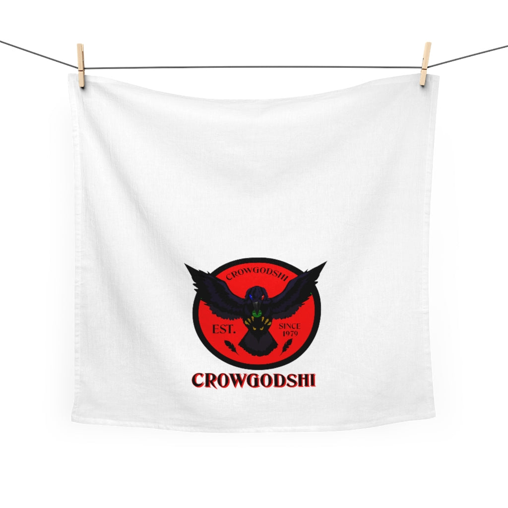 Crowgodshi Kitchen Towel, RED LOGO