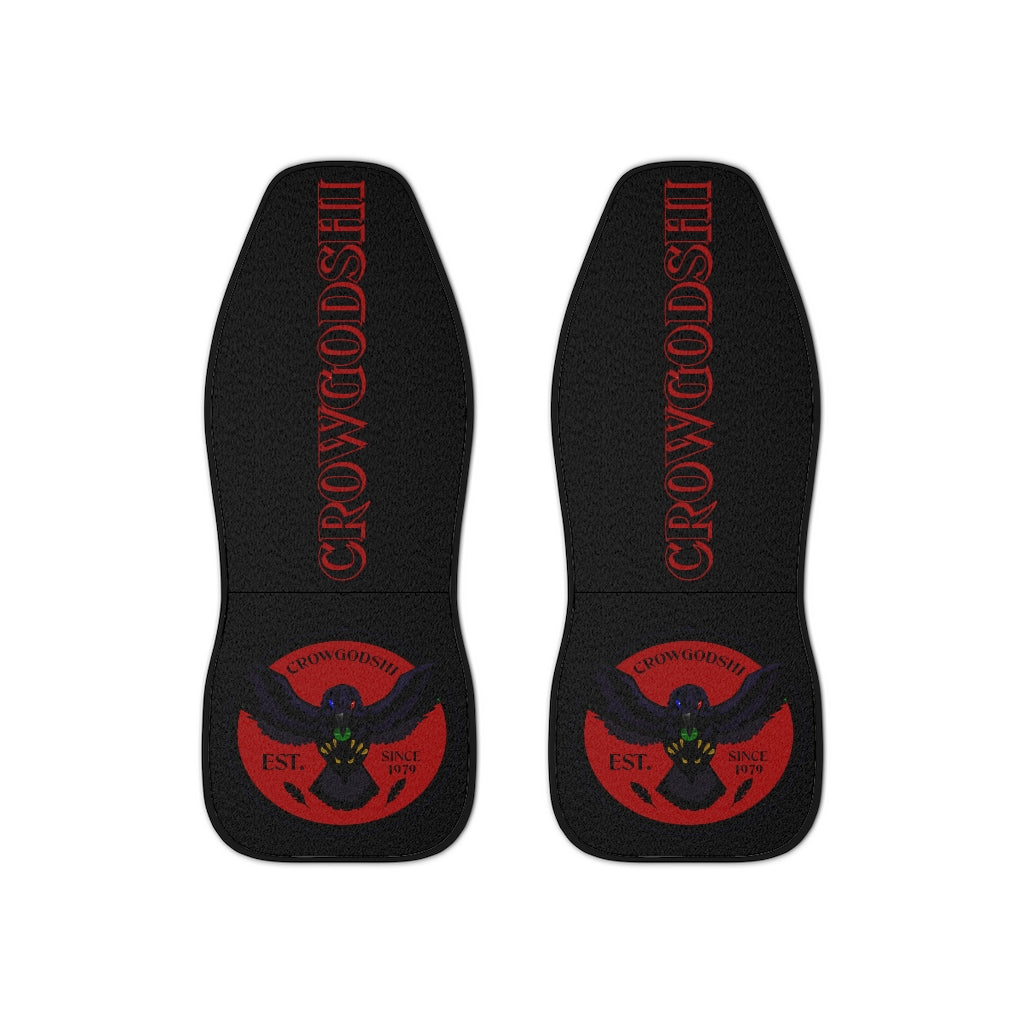 Crowgodshi Car Seat Covers, BURGUNDY