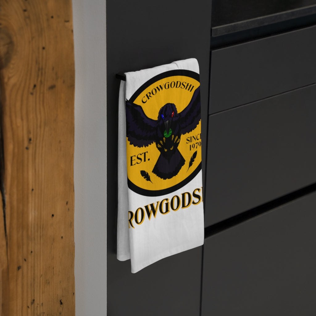 Crowgodshi Kitchen Towel, GOLD LOGO