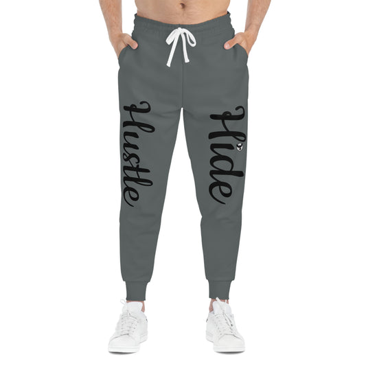 Crowgodshi's Hustle & Hide Joggers; DARK GREY