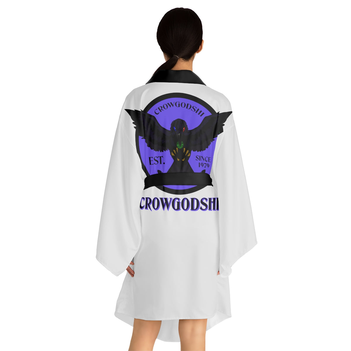 Crowgodshi Kimono Robe, PURPLE