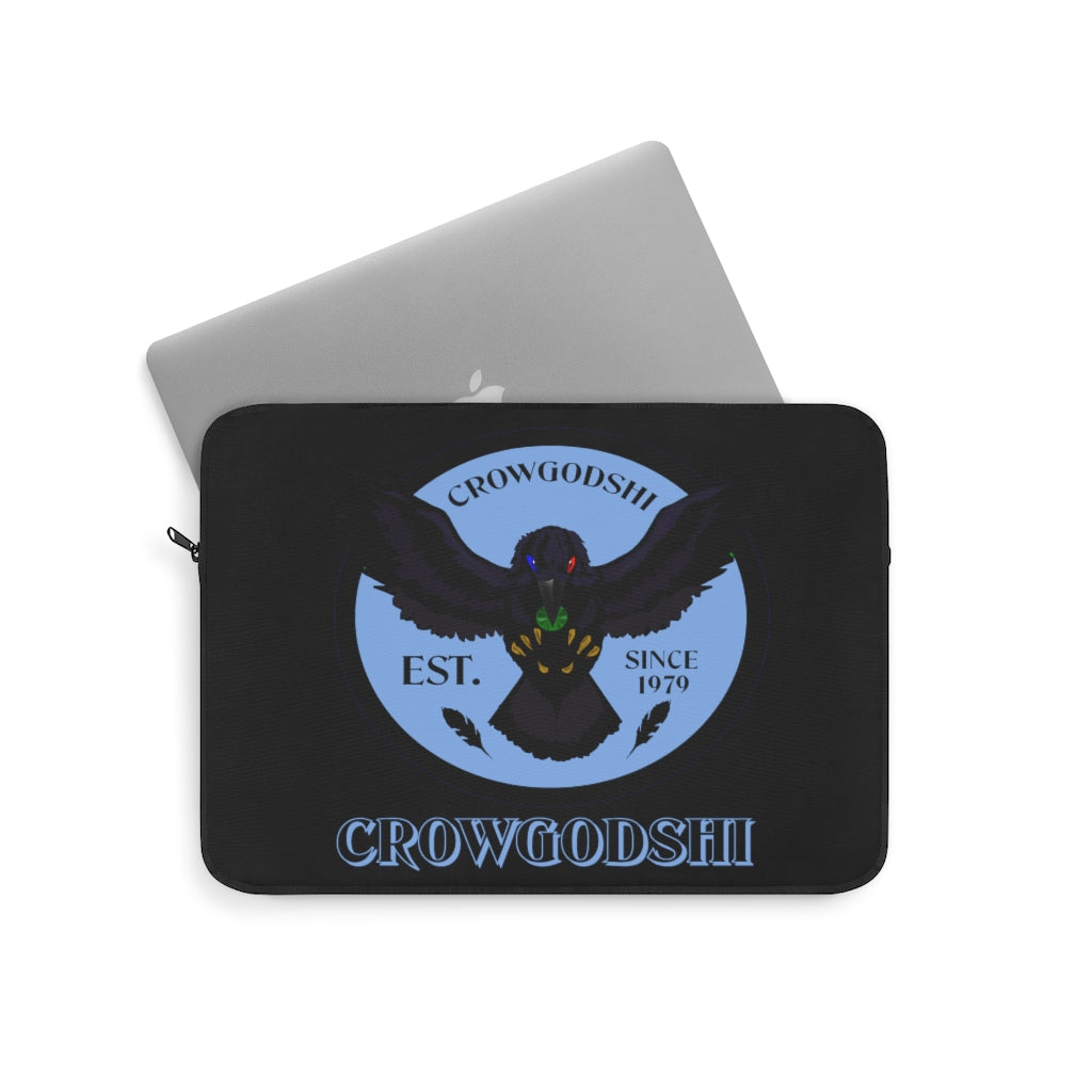Crowgodshi First Generation Laptop Sleeve, CAROLINA BLUE LOGO