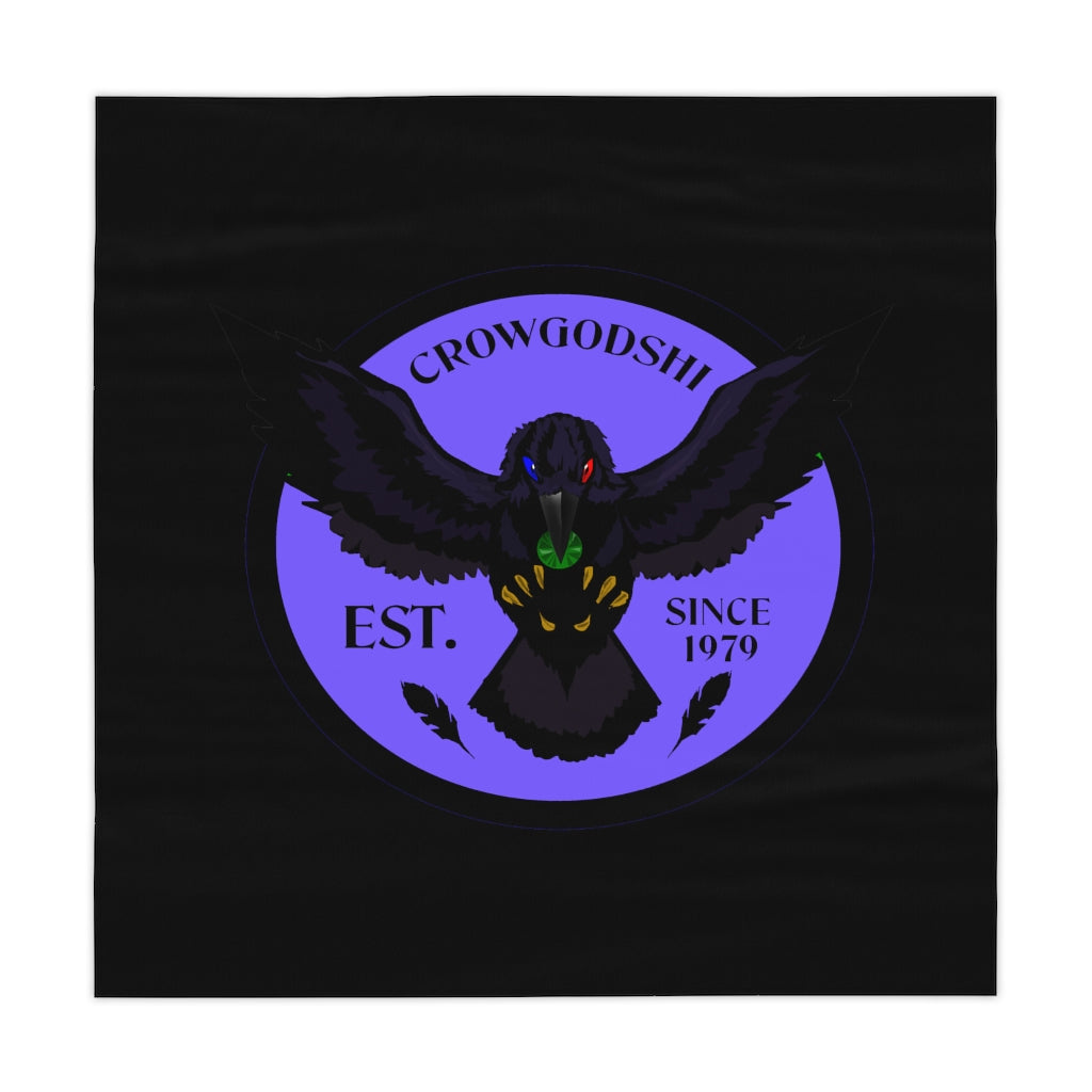 Crowgodshi Table Cloth, PURPLE LOGO