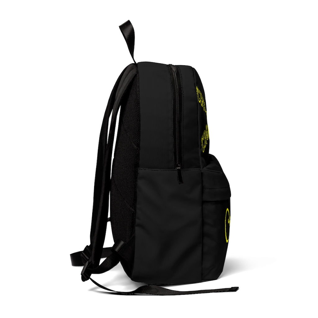 Crowgodshi Designer-X Backpack, YELLOW LOGO