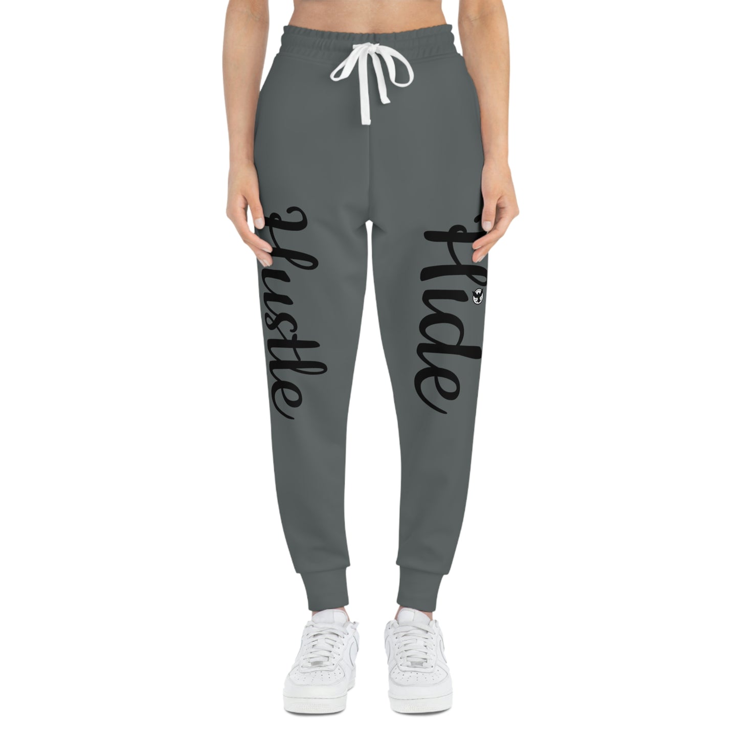 Crowgodshi's Hustle & Hide Joggers; DARK GREY