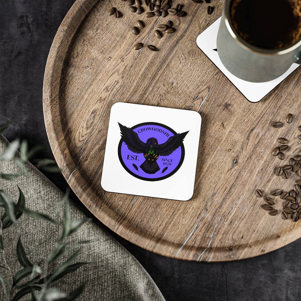 Crowgodshi Coasters, PURPLE LOGO