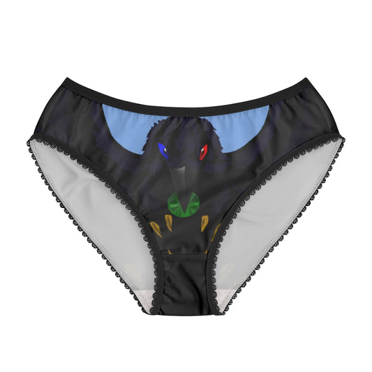 Women's Crowgodshi First Generation Limited Edition Panties, CAROLINA BLUE LOGO