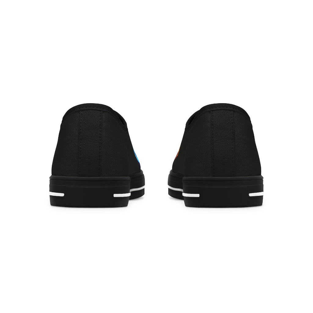 Women's Crowgodshi Ying Yang Dragons Low Top Sneakers