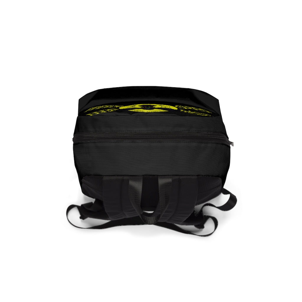 Crowgodshi Designer-X Backpack, YELLOW LOGO