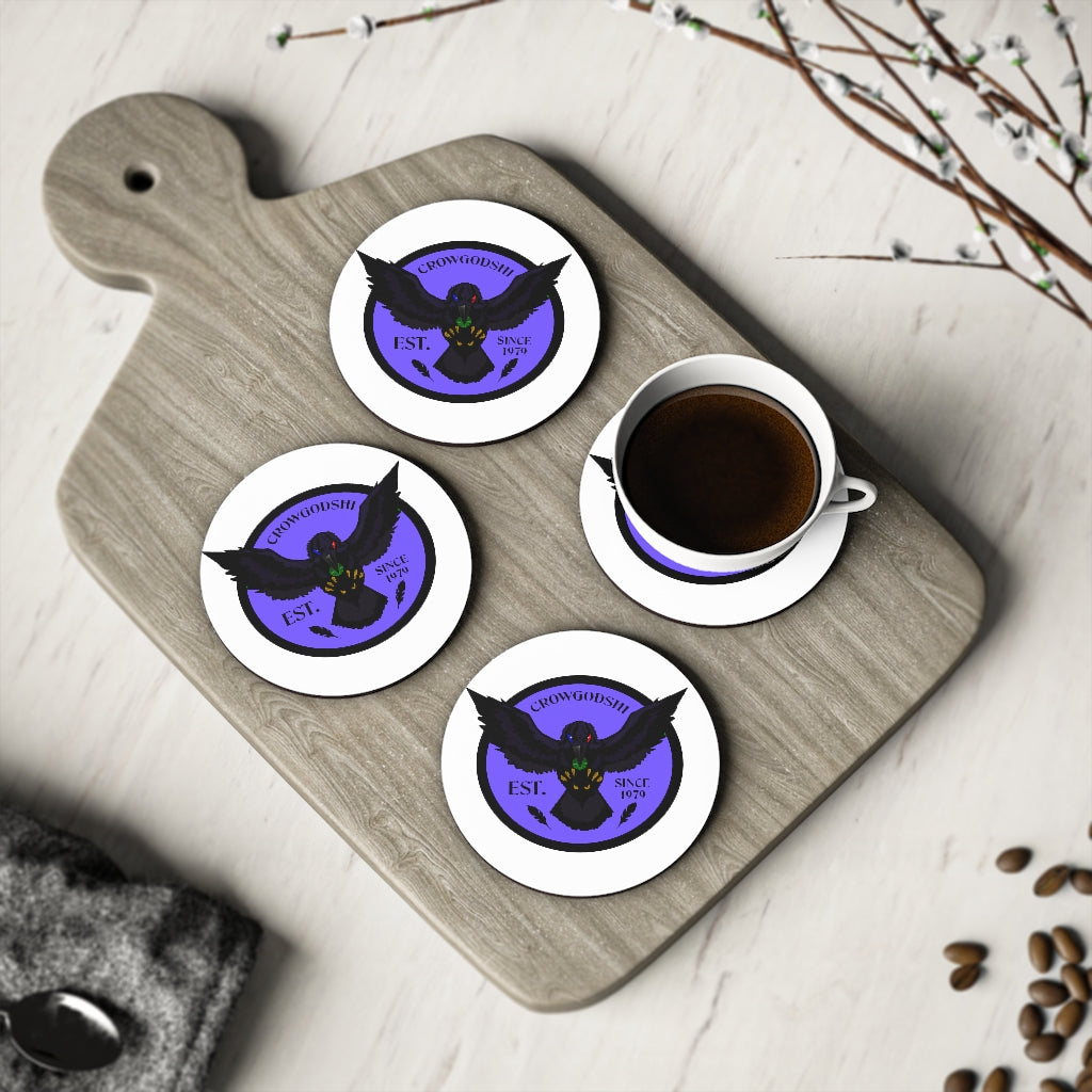 Crowgodshi Coasters, PURPLE LOGO