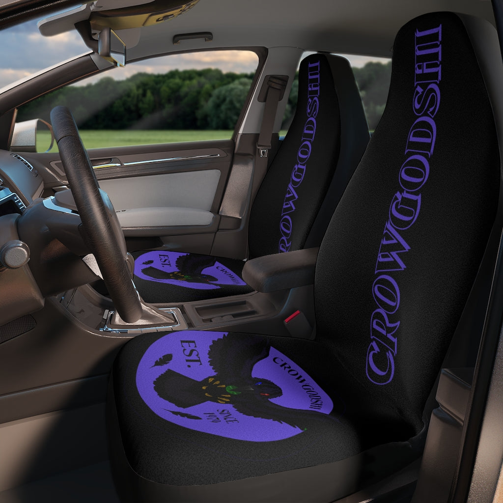 Crowgodshi Car Seat Covers, PURPLE