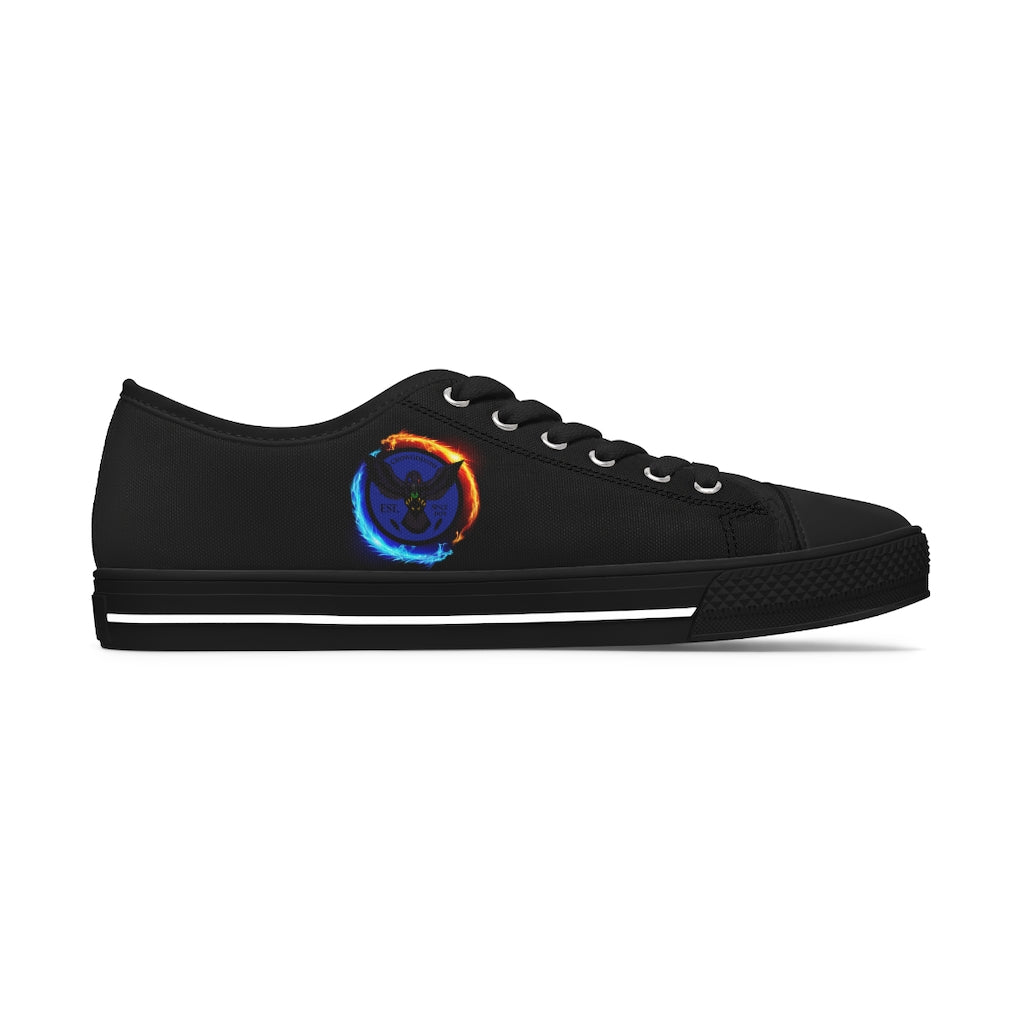Women's Crowgodshi Ying Yang Dragons Low Top Sneakers