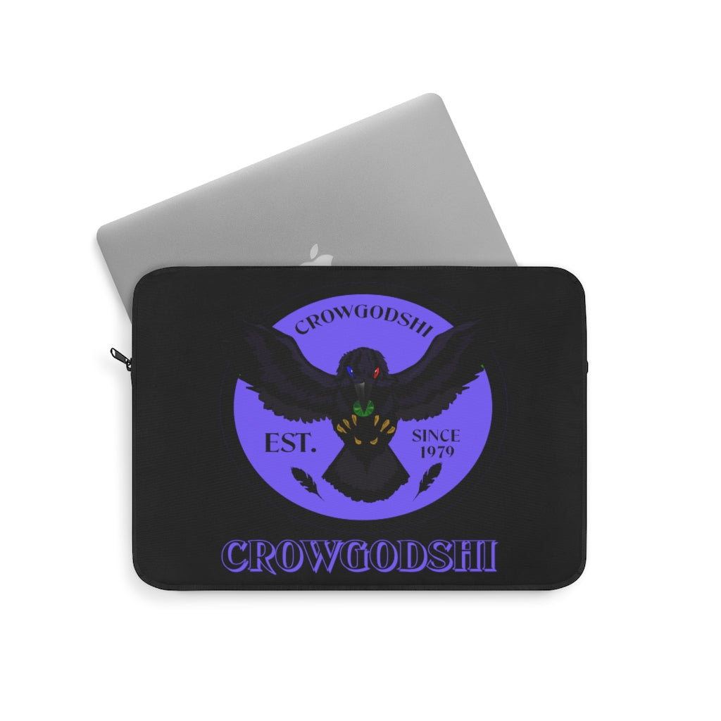 Crowgodshi First Generation Laptop Sleeve, PURPLE LOGO