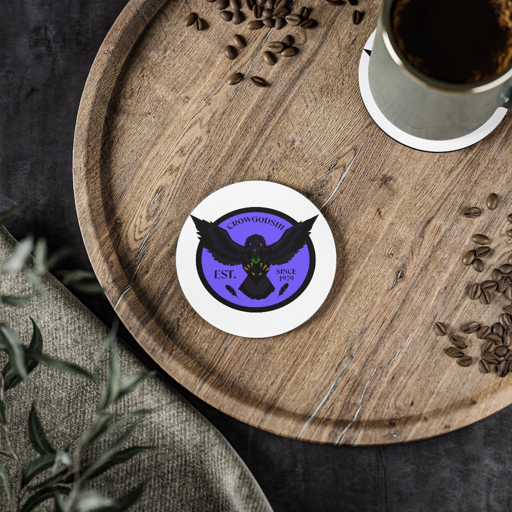 Crowgodshi Coasters, PURPLE LOGO