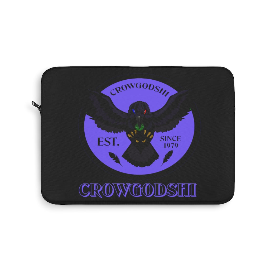 Crowgodshi First Generation Laptop Sleeve, PURPLE LOGO