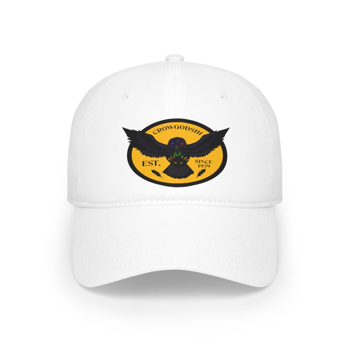 Crowgodshi Duckbill Hat, GOLD LOGO