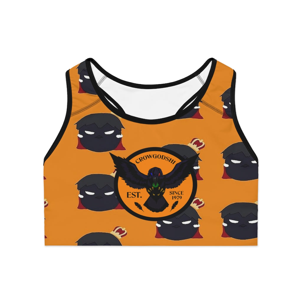 Crowgodshi Designer Crow Queen Sports Bra