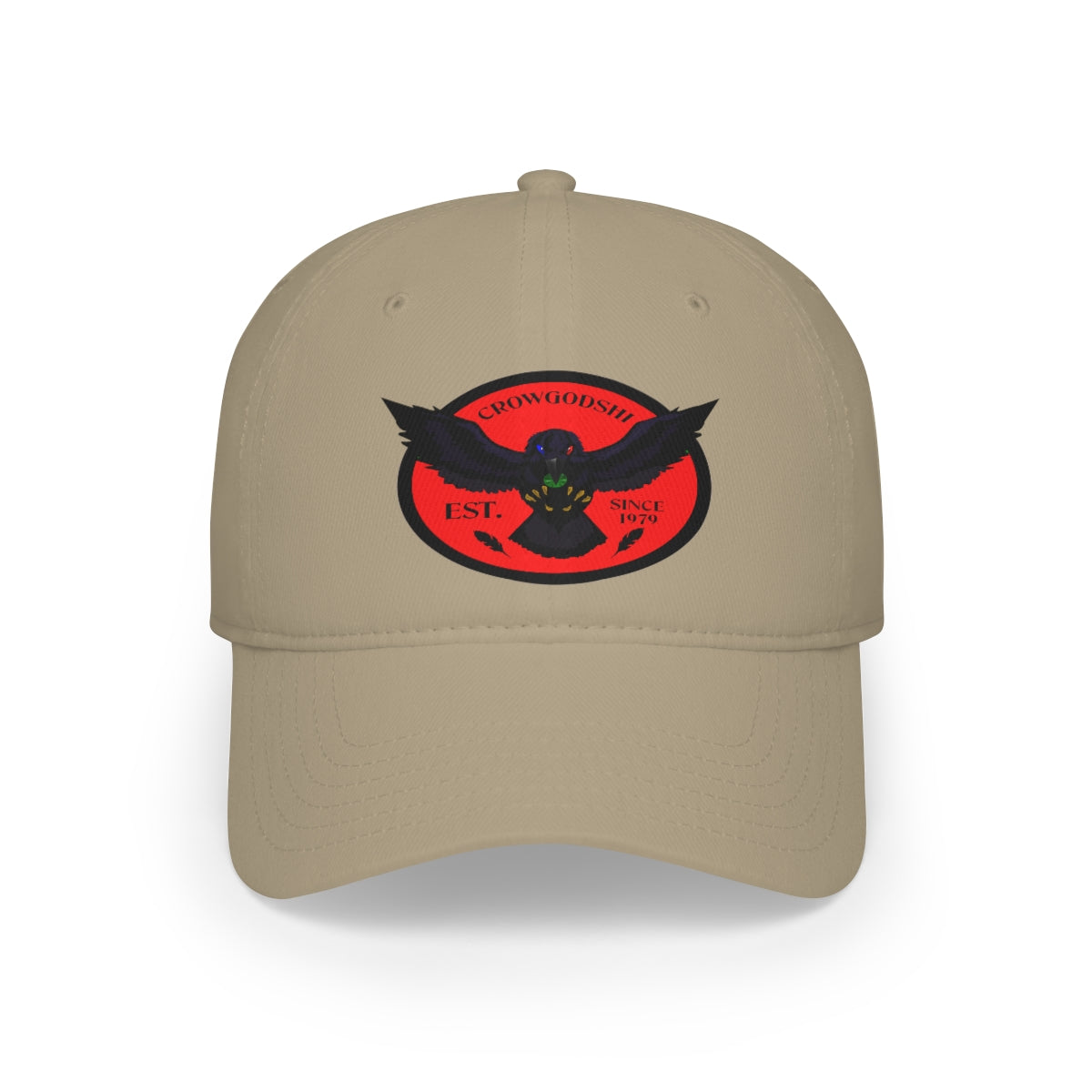 Crowgodshi Duckbill Hat, RED LOGO
