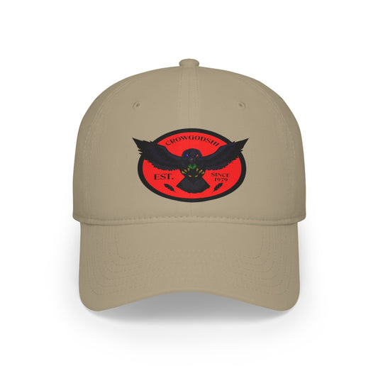 Crowgodshi Duckbill Hat, RED LOGO